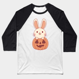 cute bunny in pumpkin Baseball T-Shirt